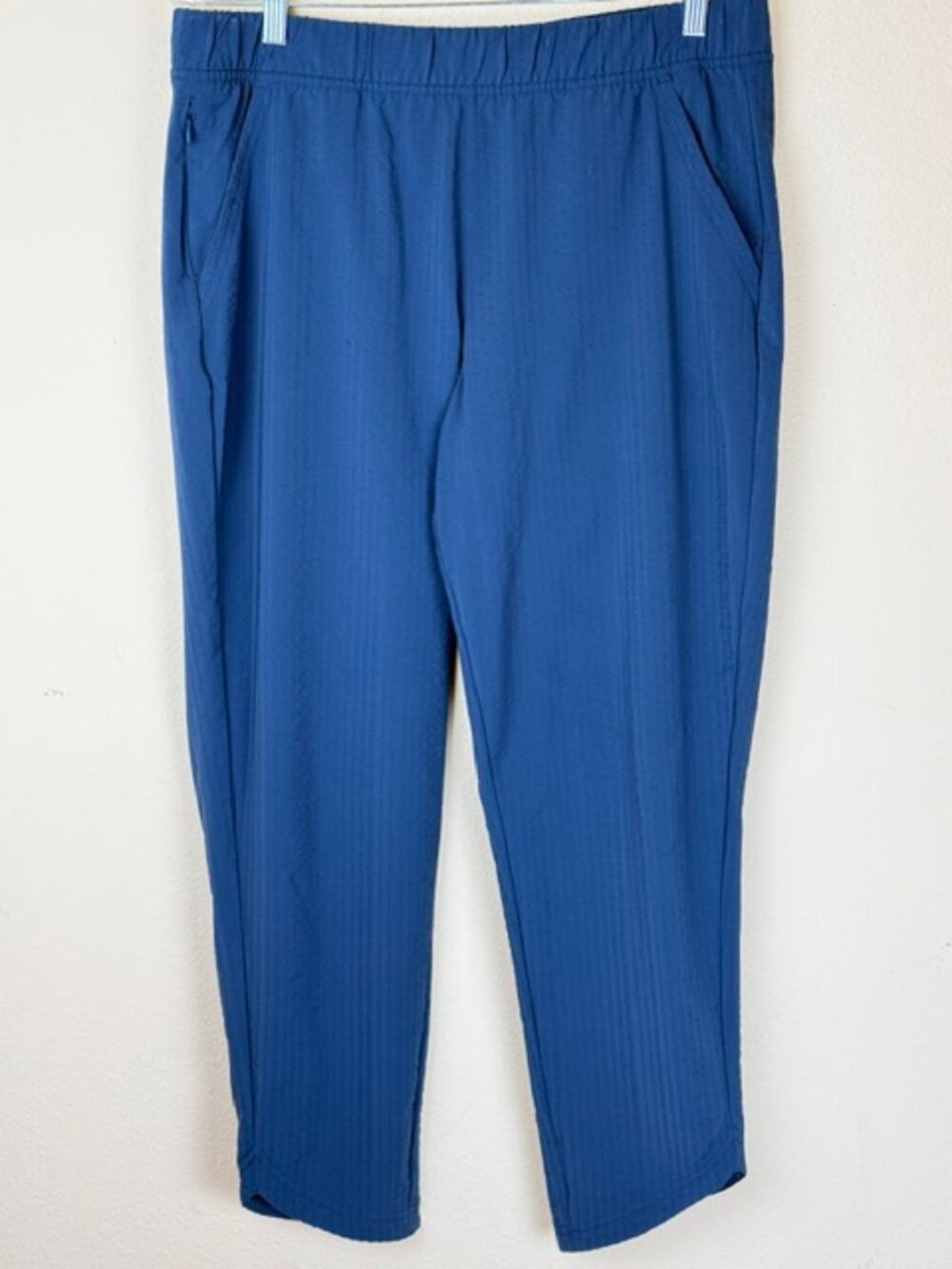 Title Nine Pants Womens L BLue Slaycation 28" Ankle Crop Outdoor Stretch - Picture 3 of 14